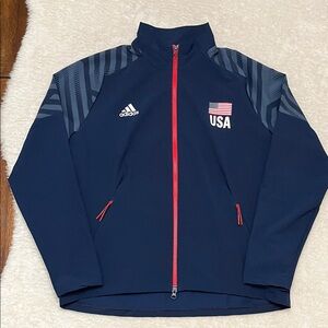 USA Adidas Women's Volleyball Warm Up Jacket